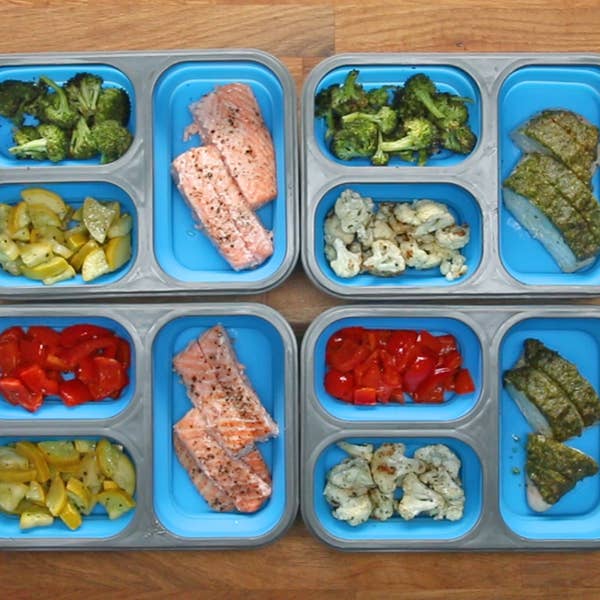 Chicken and Salmon Meal Prep