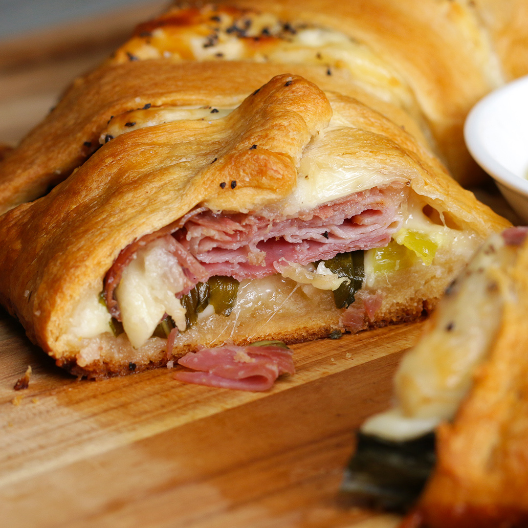 Parmesan Ham and Swiss Crescent Roll Recipe, Recipe