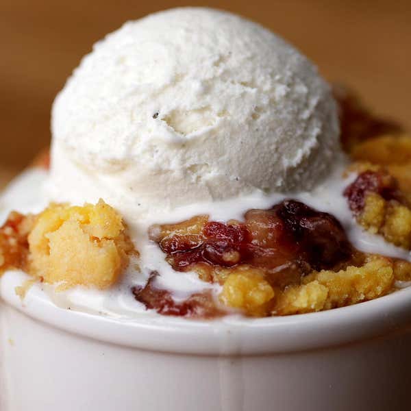 SlowCooker Mixed Berry Cobbler Recipe by Tasty