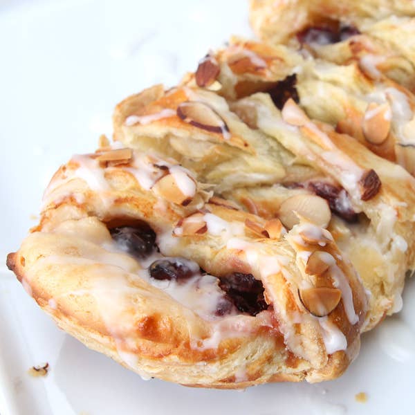 Cranberry Cream Cheese Braid