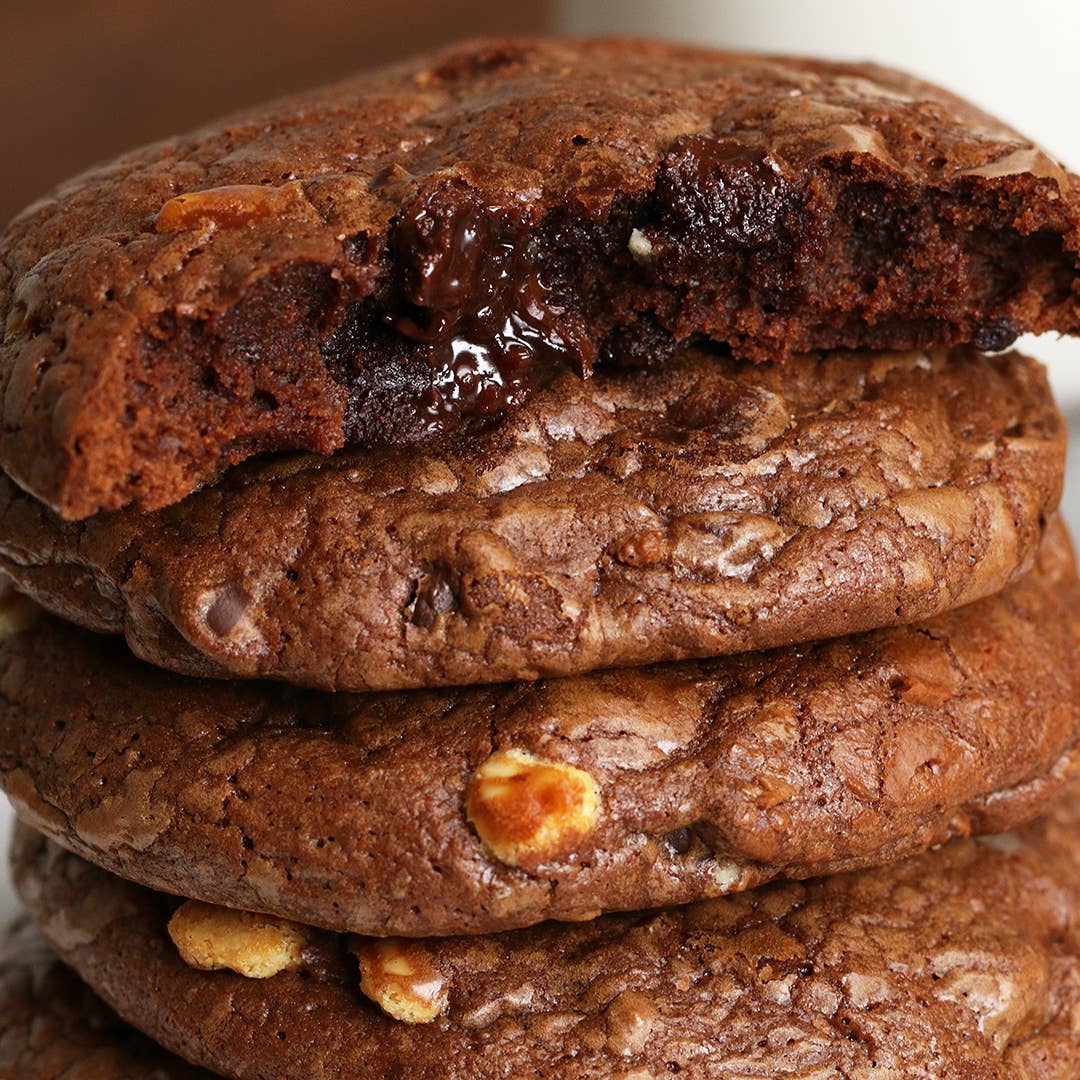 Brownie Fudge Cookies Recipe By Tasty