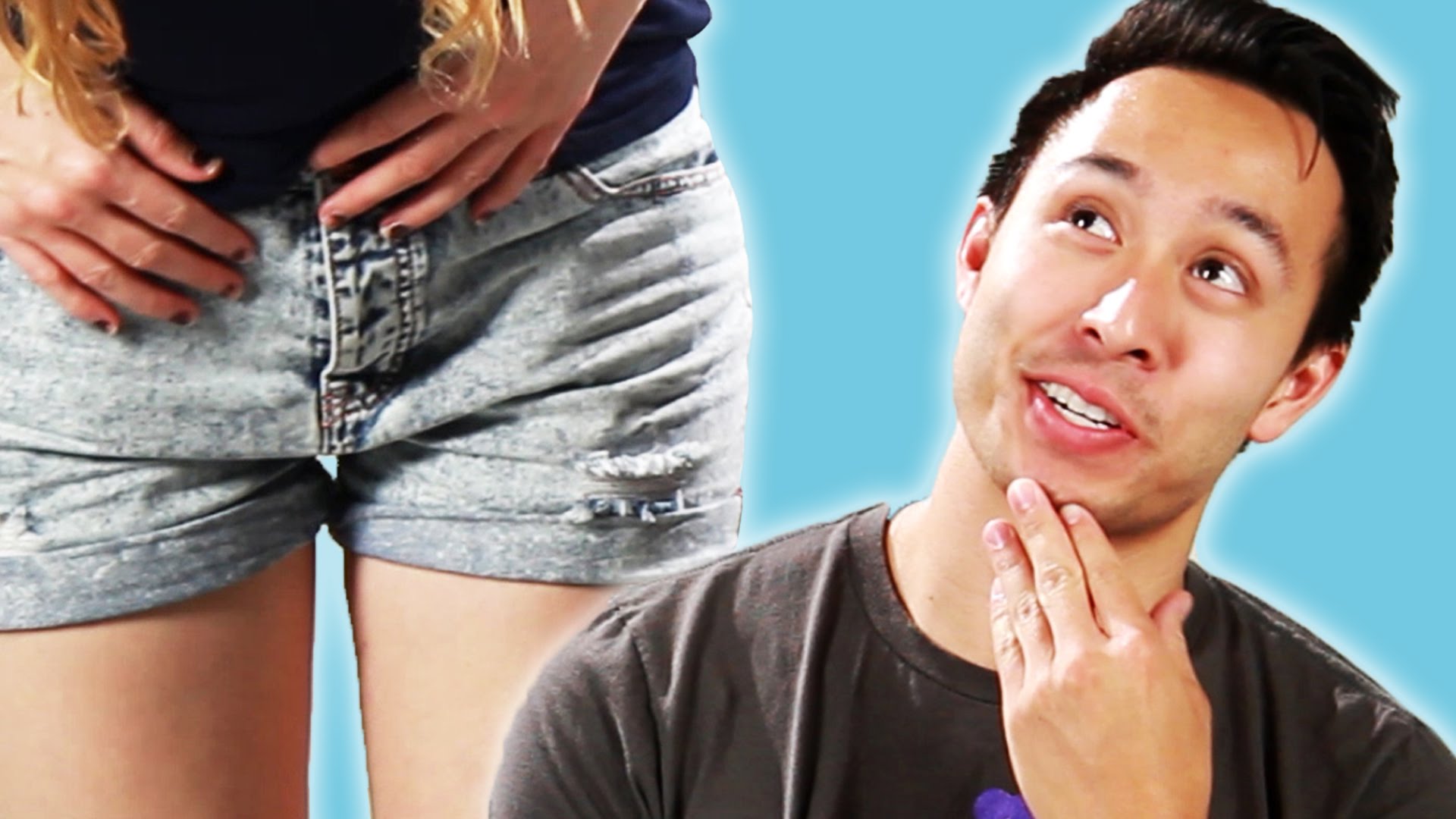 Watch: Men Say What They Secretly Think About Thigh Gaps.