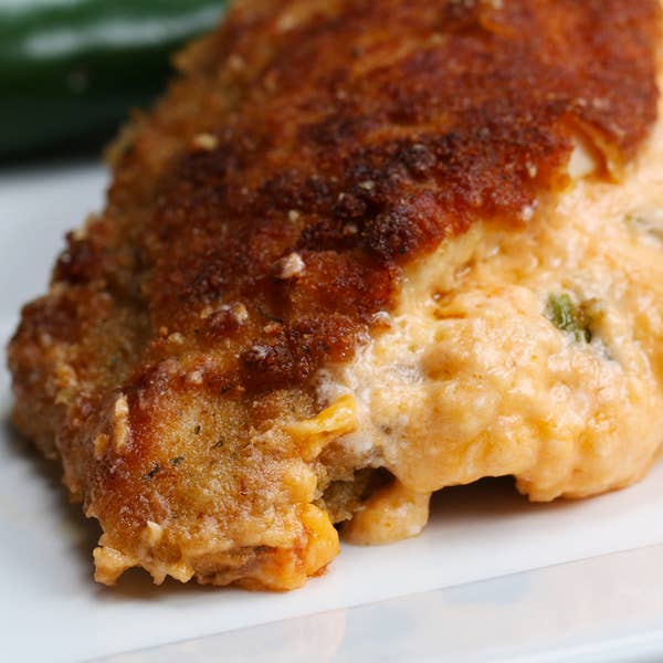 Jalapeño Popper Dip–stuffed Chicken