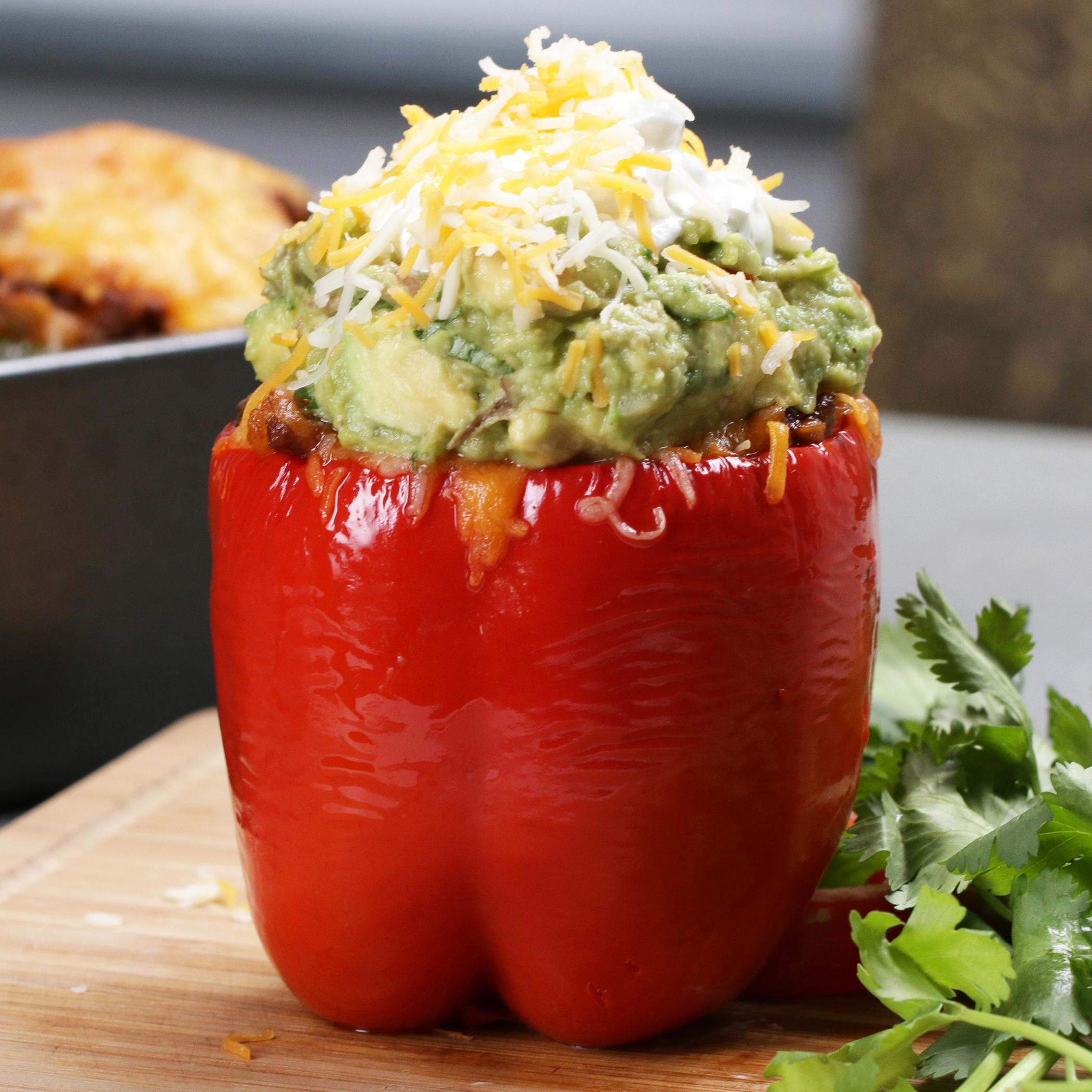 Taco-Stuffed Peppers Recipe by Tasty image