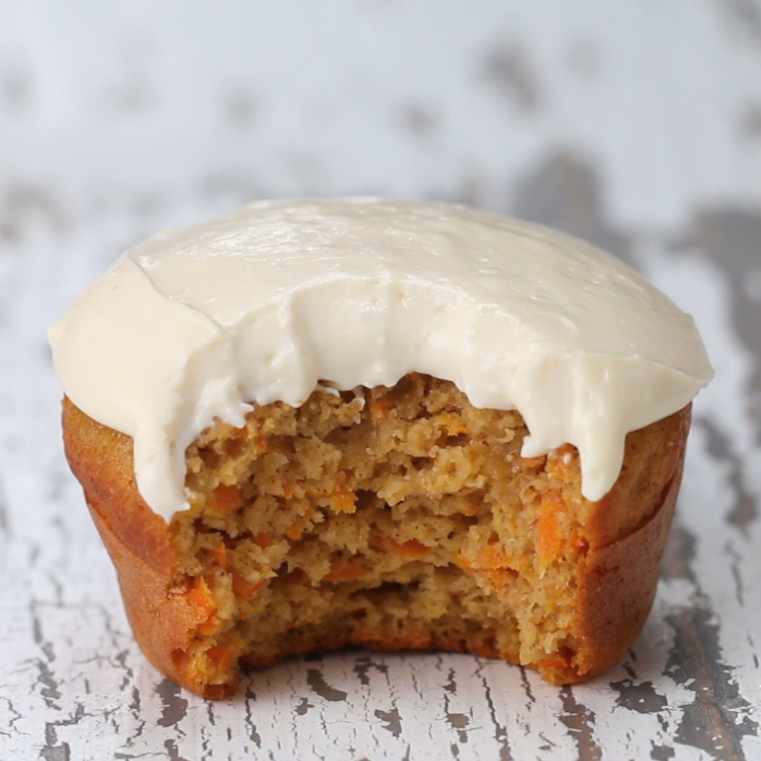 Carrot Cake Cupcakes Recipe | Small Town Woman