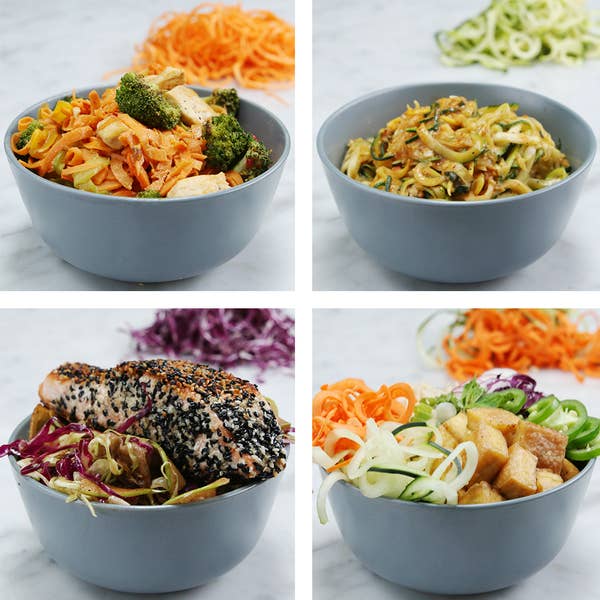 Spiralizer Meals 4 Ways