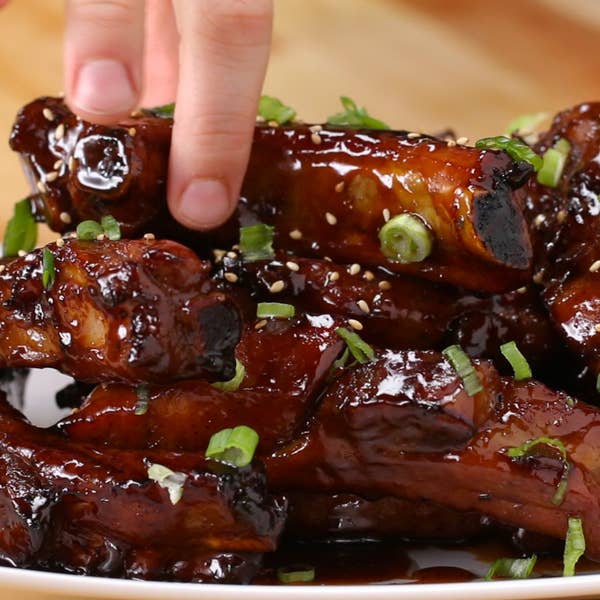 Deep-Fried Sticky Ribs