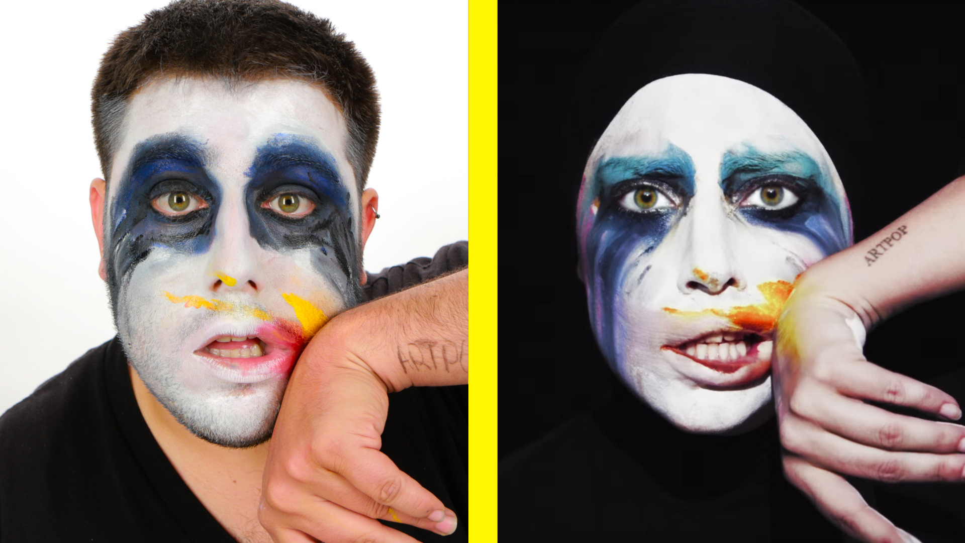 Guys Try Iconic Lady Gaga Music Video Looks