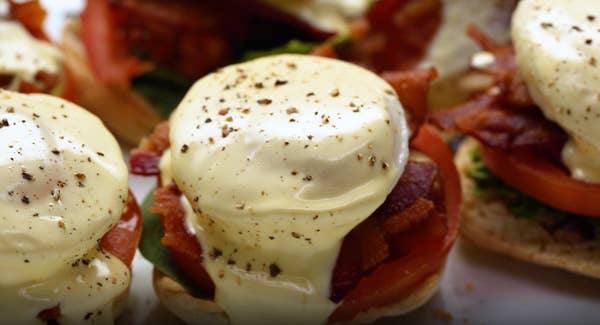 BLT Eggs Benedict