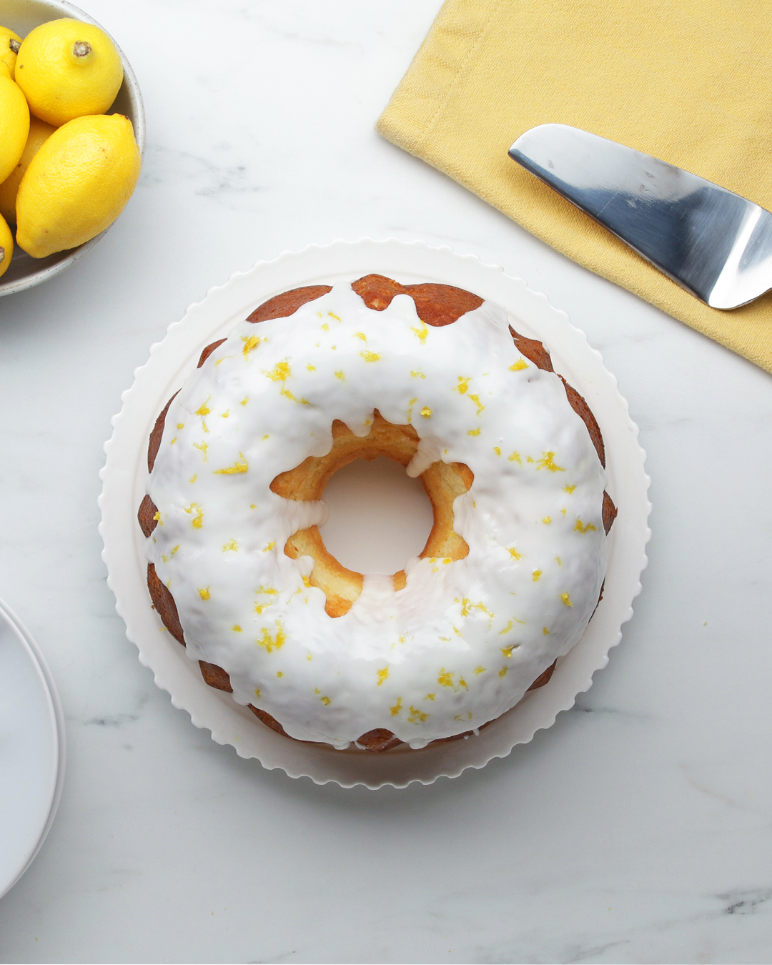 Easy Greek Yogurt Lemon Bundt Cake Recipe - The Recipe Rebel