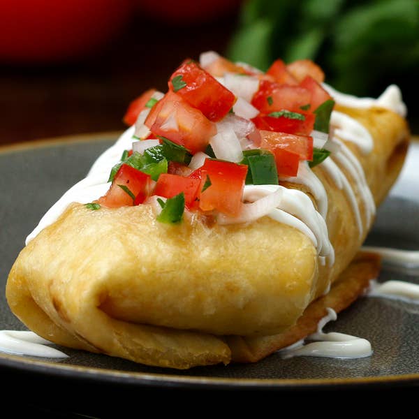 Creamy Chicken Chimichanga