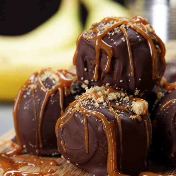 Chocolate Banoffee Biscuit Balls