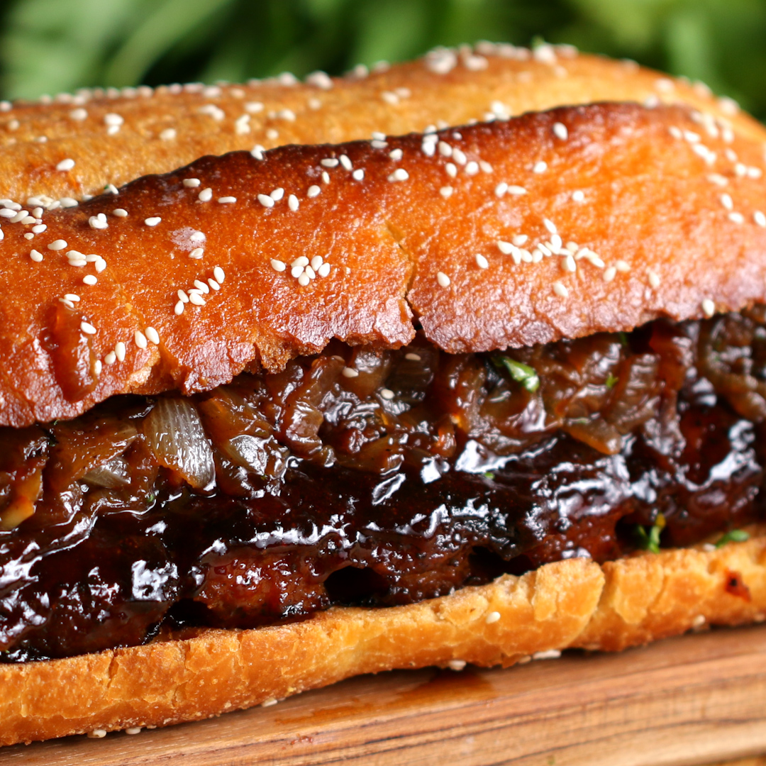 Giant BBQ Rib Sandwich (To Feed A Crowd) Recipe by Tasty