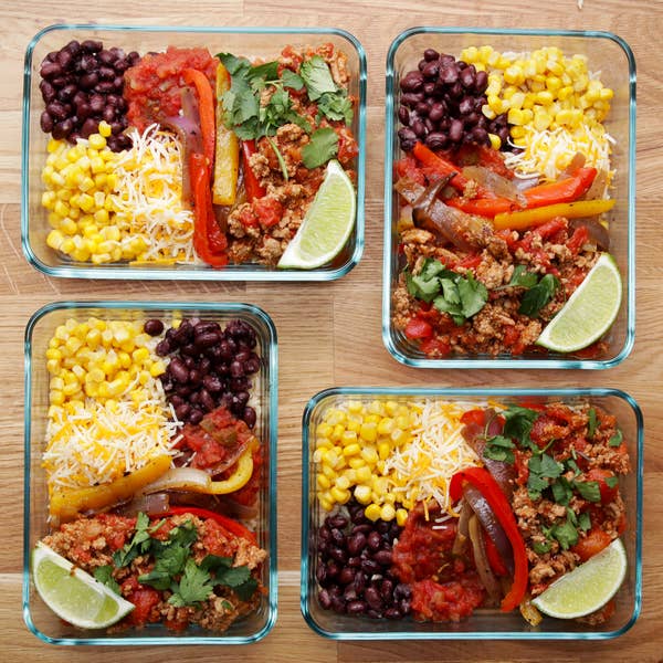 Weekday Meal-Prep Turkey Taco Bowls
