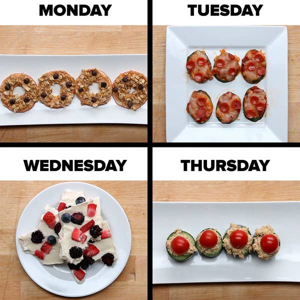 After-School Snack Ideas for the Week