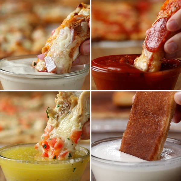 Pizza Dippers 4 Ways