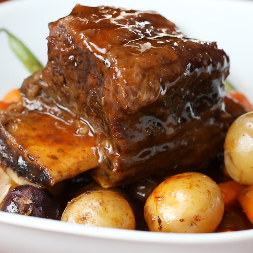 Savory beef short 2024 ribs slow cooker