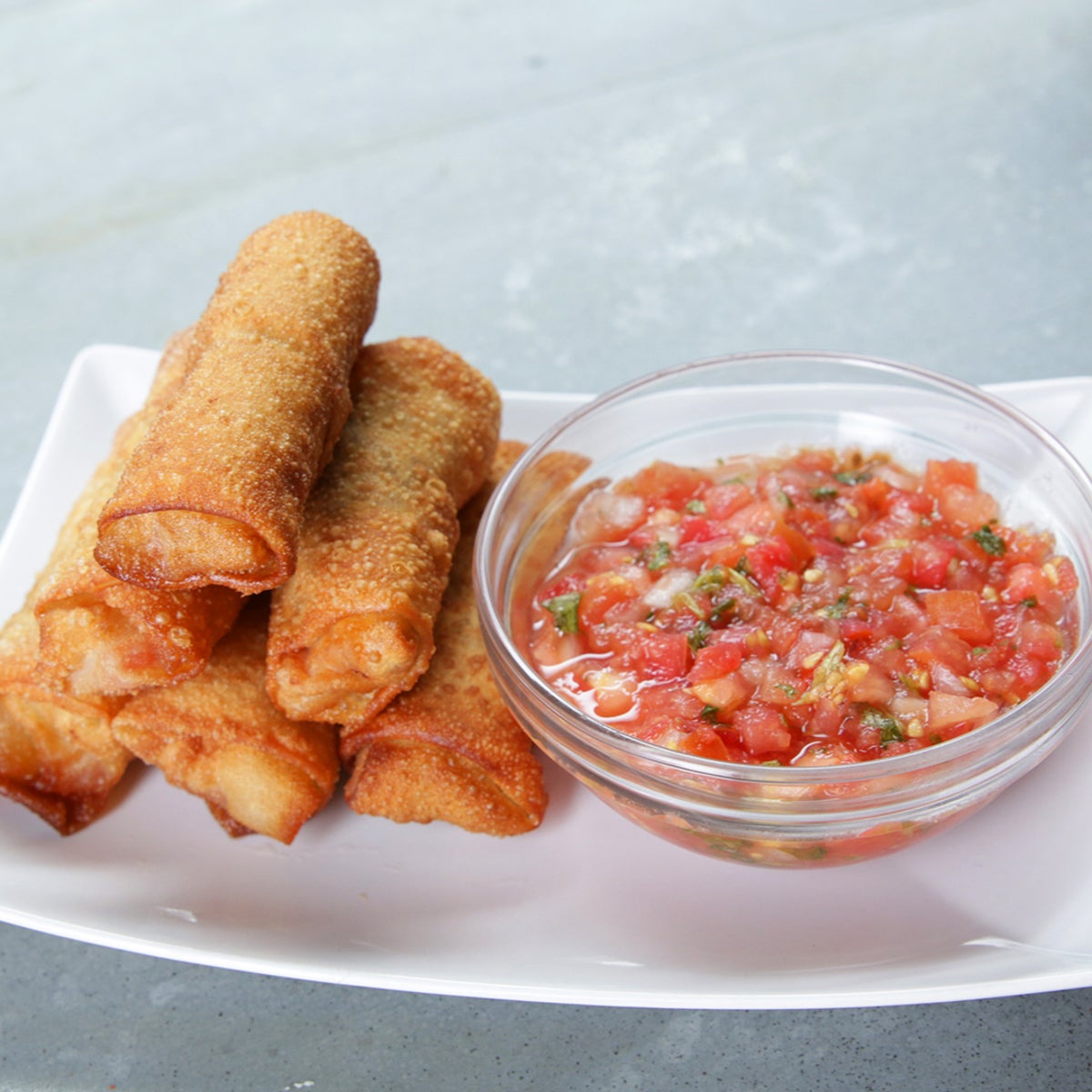 Baked Mexican Spring Rolls (Egg Rolls)