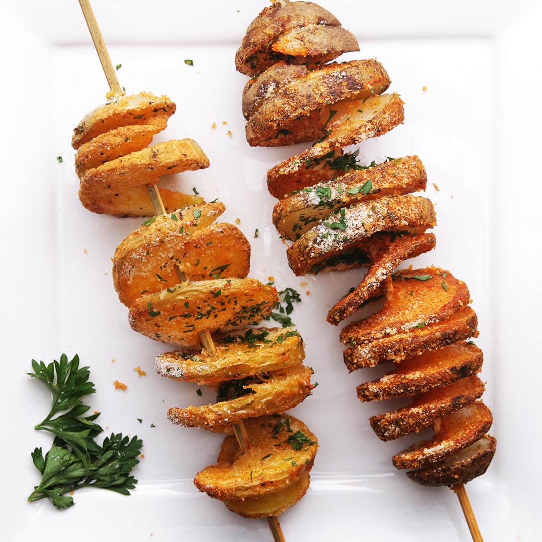 Skewered Grilled Potatoes