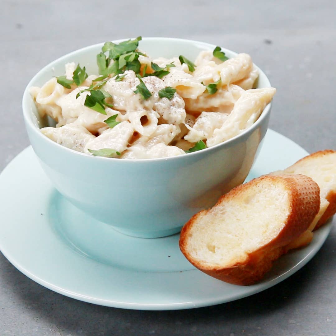 One Pot Chicken Alfredo Recipe By Tasty