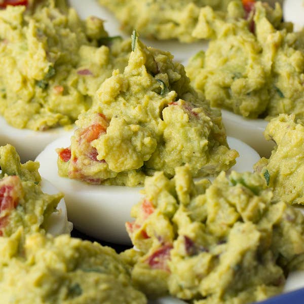 Guacamole Deviled Eggs