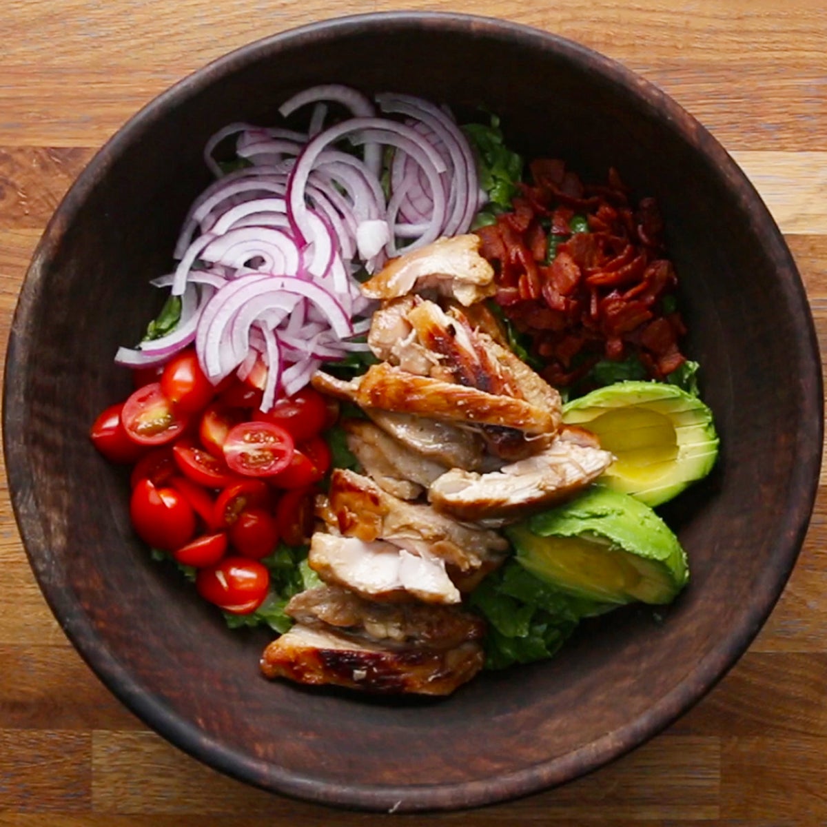 BBQ Chicken Chopped Salad with Honey Mustard Vinaigrette