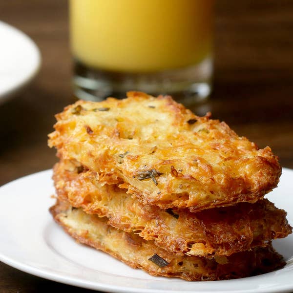 Cheesy Baked Hash Brown Patties