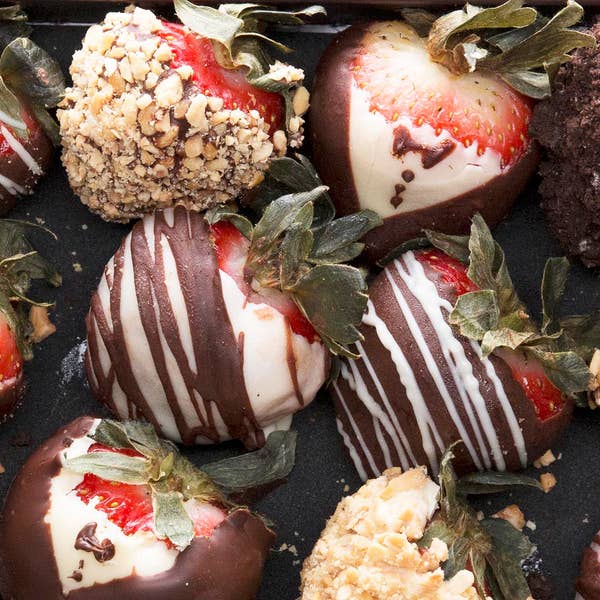 Chocolate-Covered Strawberries 4 Ways