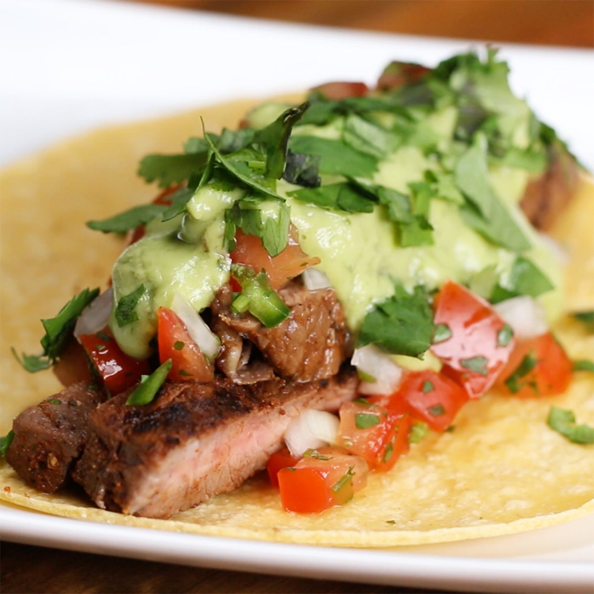 Chili Lime Steak Tacos Recipe by Tasty