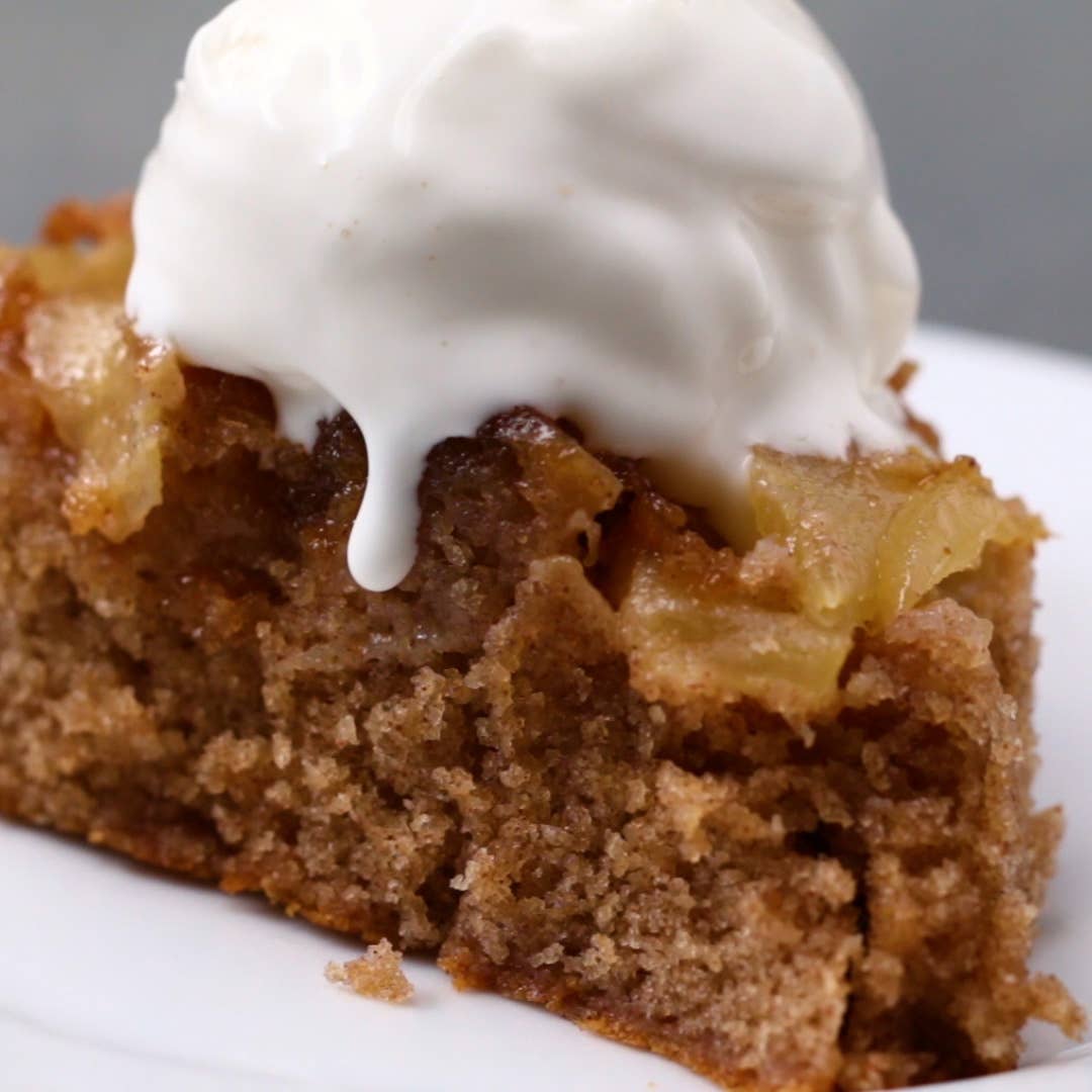 Upside Down Apple Cake Recipe By Tasty