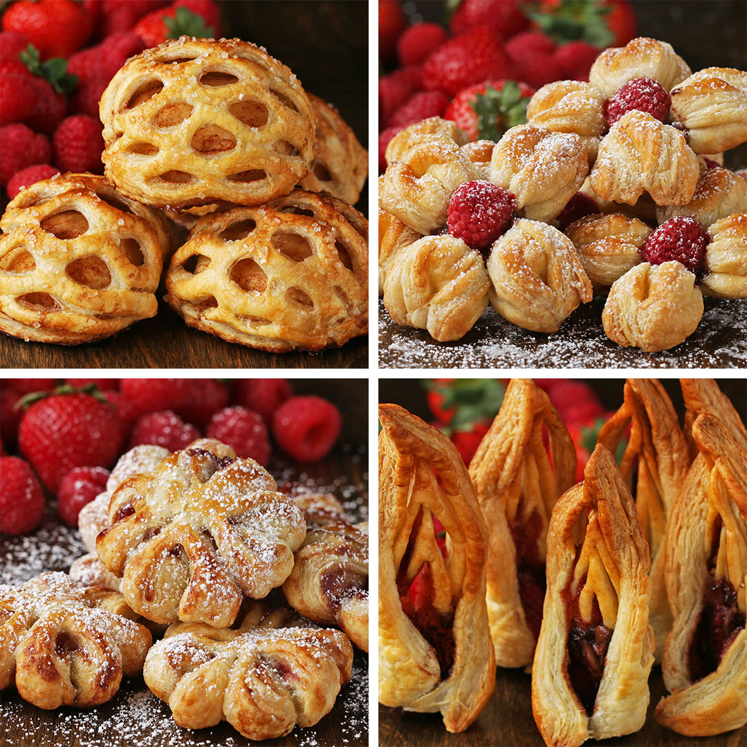 Puff Pastry Decorations 4 Ways | Recipes