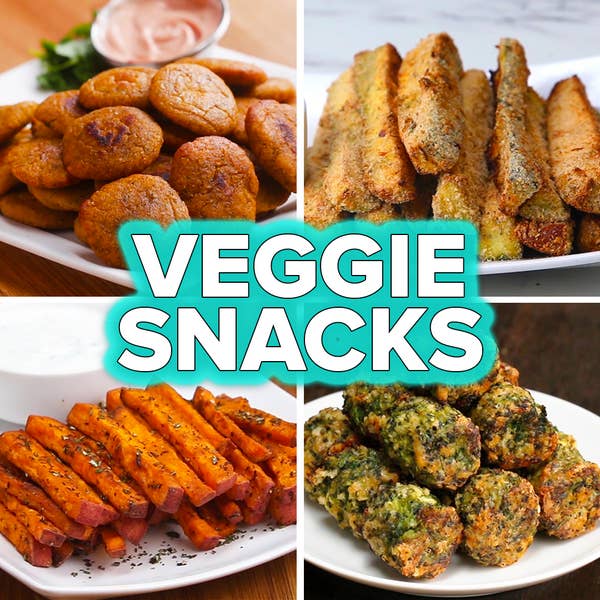 Veggie Snacks 4 Ways