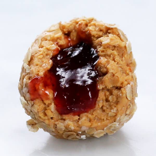 Jam-Stuffed Peanut Butter Balls