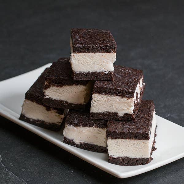 Brownie Ice Cream Sandwiches