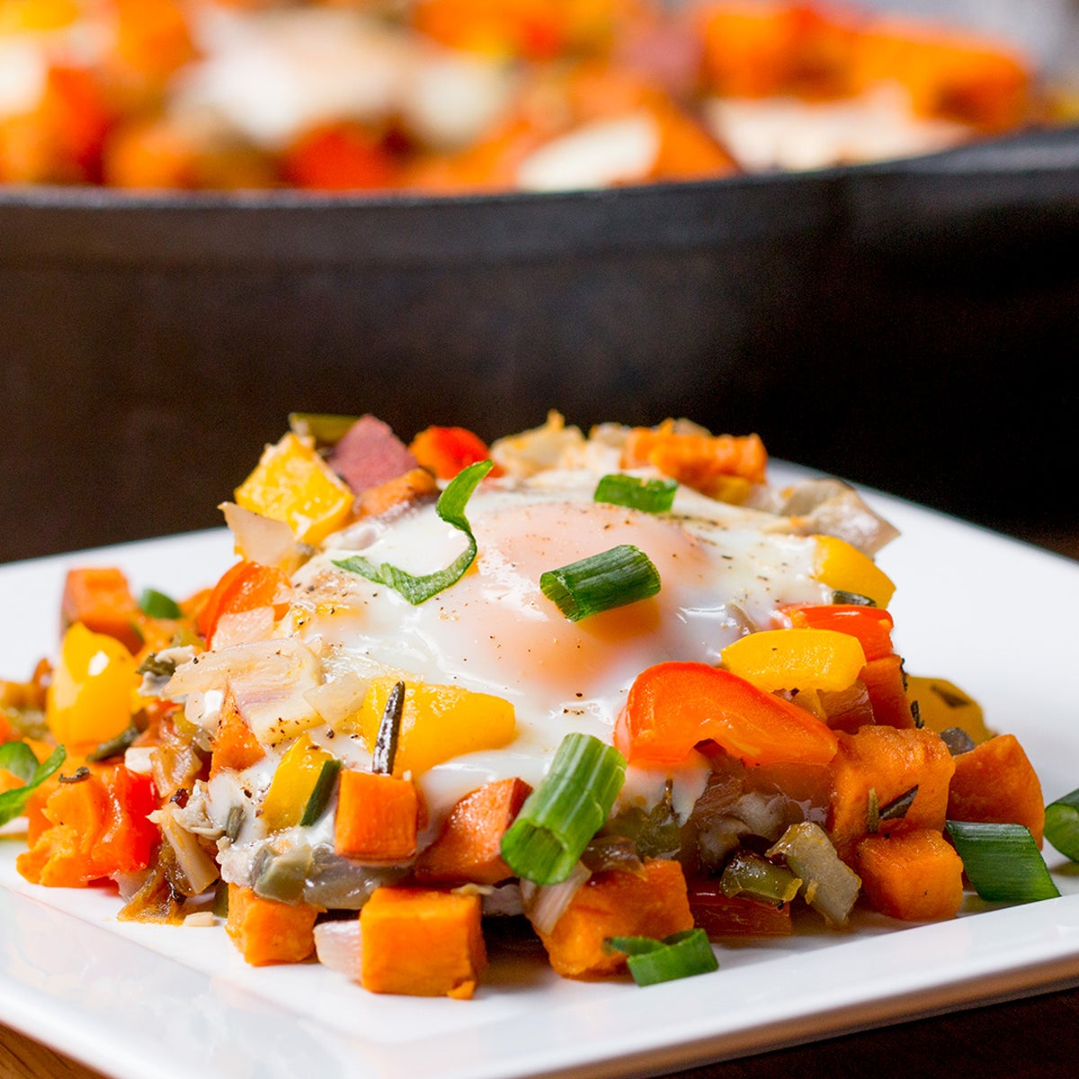 Easy and Healthy Sweet Potato Breakfast Skillet Recipe