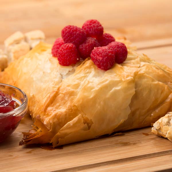 Gooey Baked Brie In Phyllo Dough