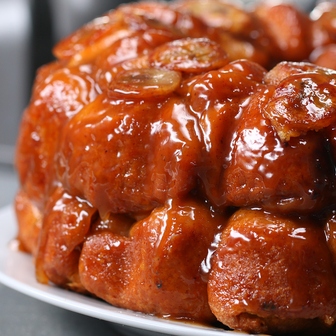 Chocolate Chip Banana Monkey Bread Recipe by Tasty image