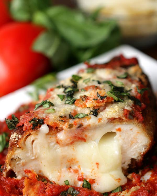 Stuffed Chicken Parmesan