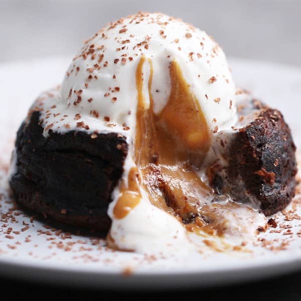 Chocolate Peanut Butter Lava Cake