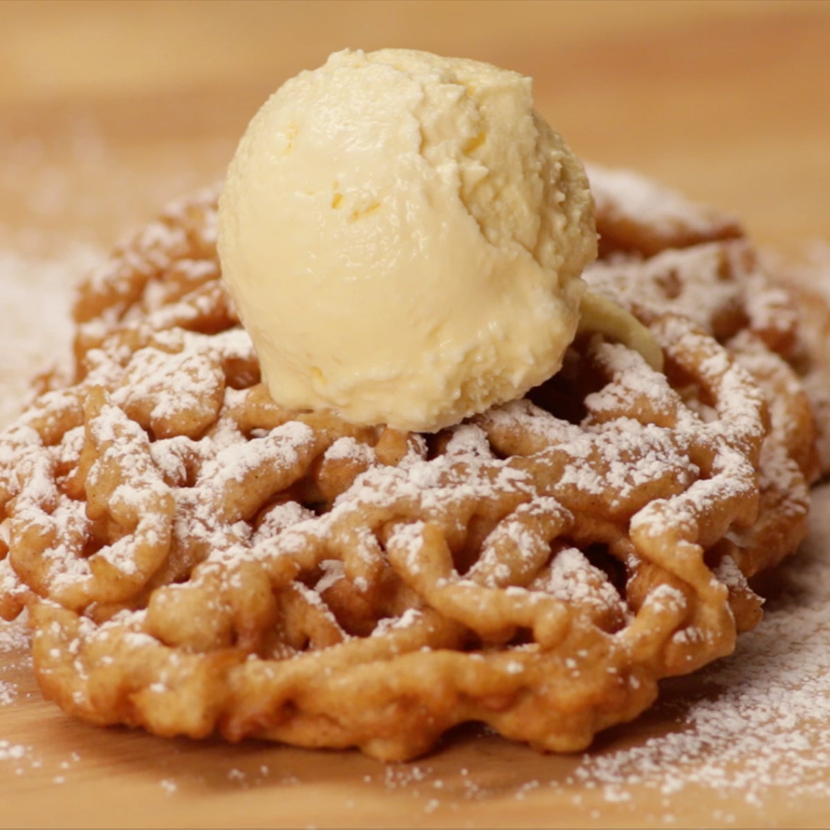 Apple Cider Funnel Cake Recipe