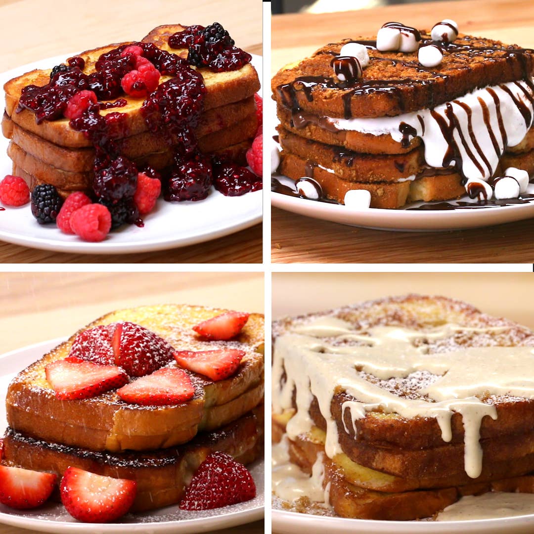 French Toast 4 Ways Recipes