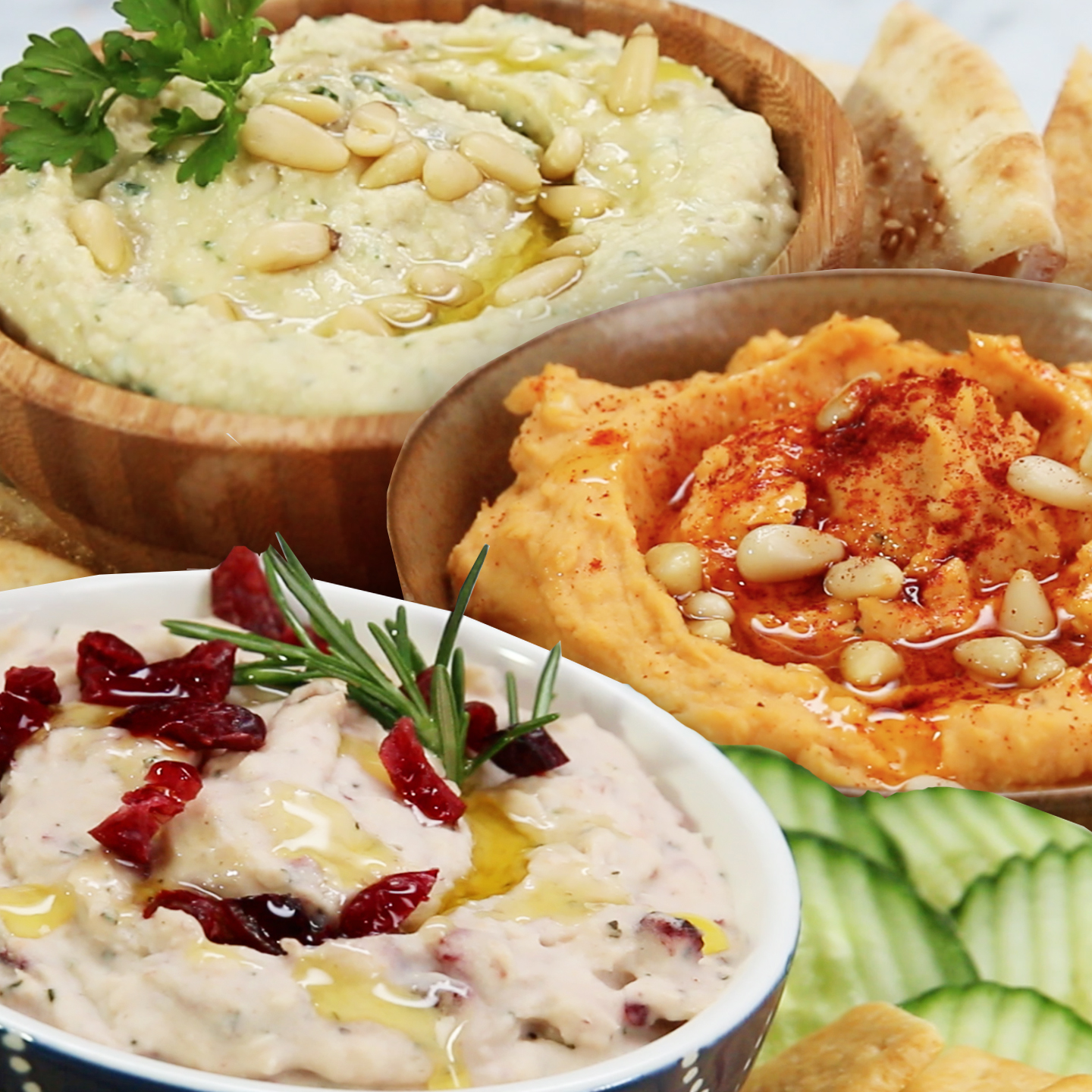 Hummus 3 Ways