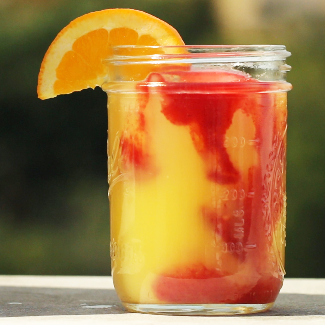 Berry Vodka Sunrise Recipe by Tasty_image