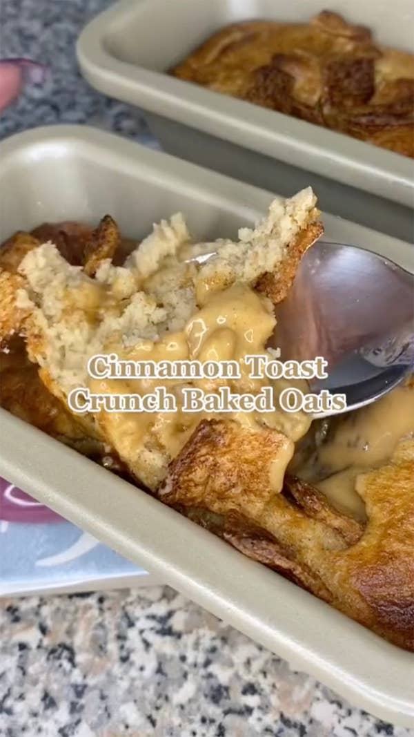 Cinnamon Toast Crunch Baked Oats