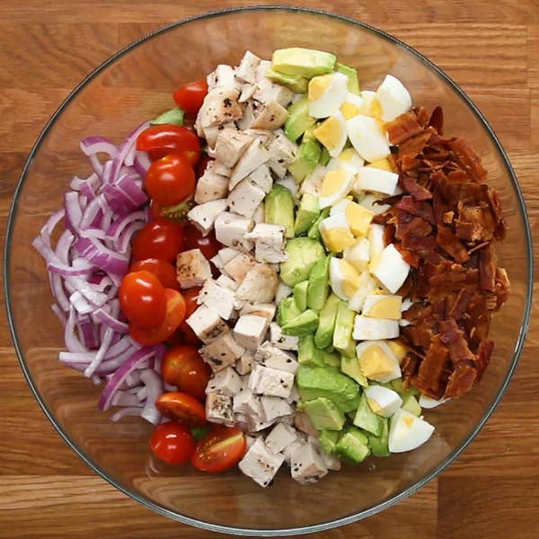 Chicken Cobb Salad With Homemade Ranch