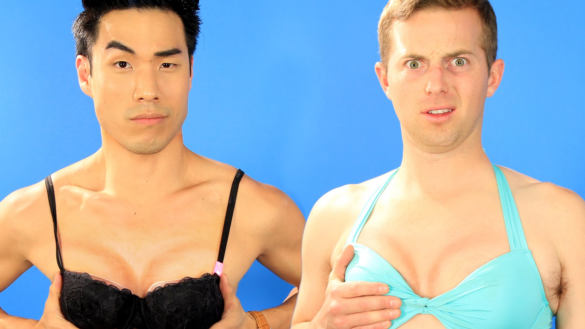 The Try Guys Try Boob Contouring.
