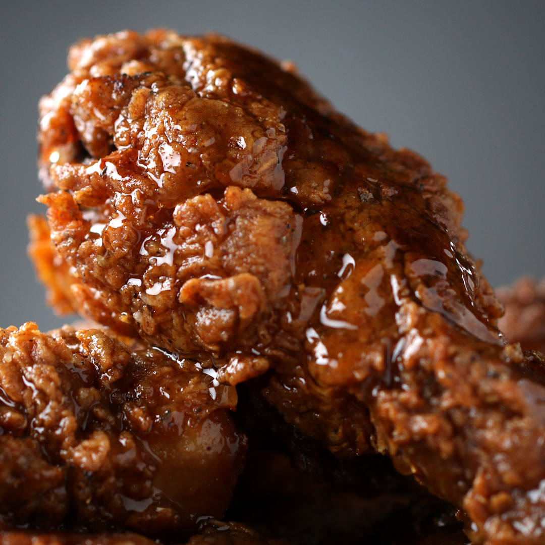 Crispy Honey-Glazed Fried Chicken Recipe by Tasty image