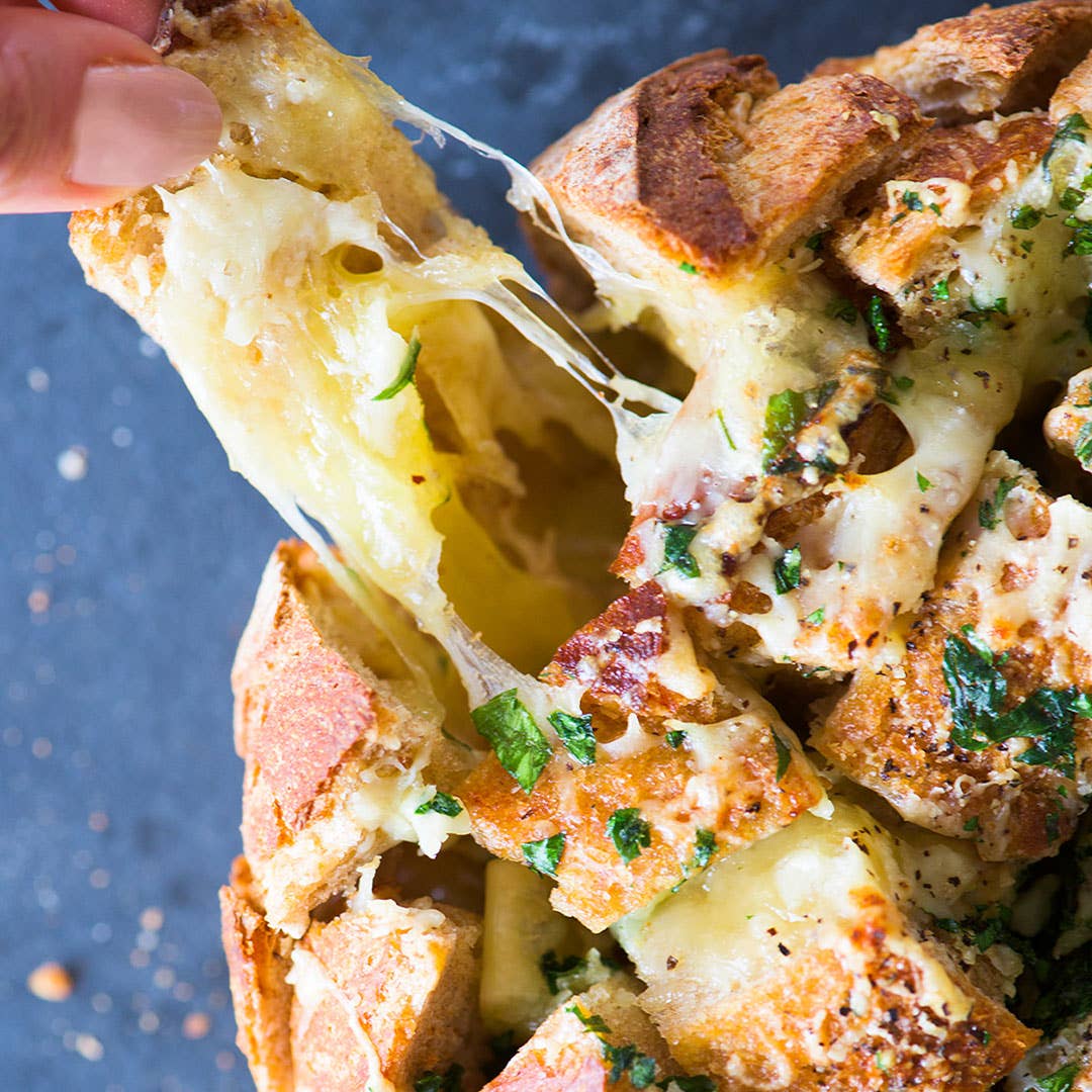 Cheesy French Pull-apart Bread Recipe by Tasty