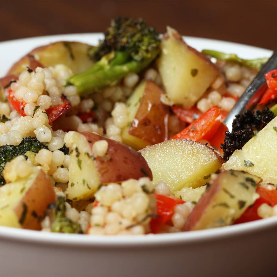 Healthy Veggies And Couscous Recipe By Tasty