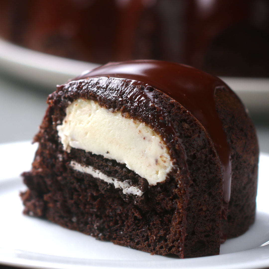 Layered Chocolate Cheesecake - Just so Tasty